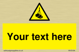 WV5194: Custom Overhead Load Sign