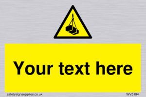 WV5194: Custom Overhead Load Sign