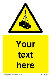 WV5194: Custom Overhead Load Sign