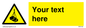 WV5194: Custom Overhead Load Sign