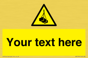WV5194: Custom Overhead Load Sign