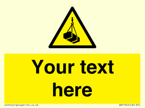 WV5194: Custom Overhead Load Sign
