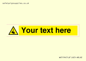 WV5194: Custom Overhead Load Sign