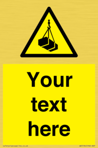 WV5194: Custom Overhead Load Sign