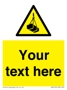WV5194: Custom Overhead Load Sign