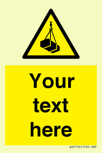 WV5194: Custom Overhead Load Sign