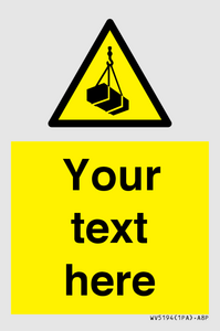 WV5194: Custom Overhead Load Sign