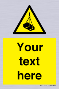 WV5194: Custom Overhead Load Sign