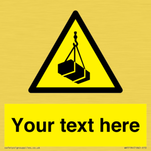 WV5194: Custom Overhead Load Sign