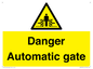 WV5253: Danger Automatic Gate