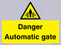 WV5253: Danger Automatic Gate