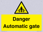 WV5253: Danger Automatic Gate