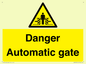 WV5253: Danger Automatic Gate