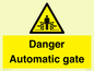 WV5253: Danger Automatic Gate