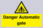 WV5253: Danger Automatic Gate