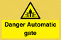 WV5253: Danger Automatic Gate