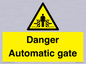 WV5253: Danger Automatic Gate