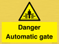 WV5253: Danger Automatic Gate