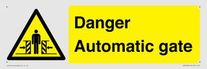 WV5253: Danger Automatic Gate