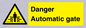 WV5253: Danger Automatic Gate