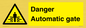 WV5253: Danger Automatic Gate