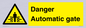 WV5253: Danger Automatic Gate