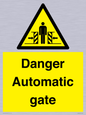 WV5253: Danger Automatic Gate