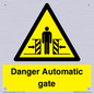 WV5253: Danger Automatic Gate