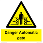WV5253: Danger Automatic Gate
