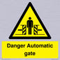 WV5253: Danger Automatic Gate