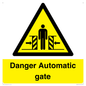 WV5253: Danger Automatic Gate