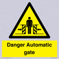 WV5253: Danger Automatic Gate