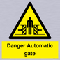 WV5253: Danger Automatic Gate