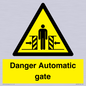 WV5253: Danger Automatic Gate