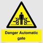 WV5253: Danger Automatic Gate