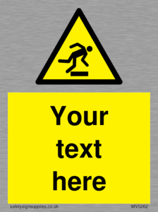 WV5262: Custom Trip Hazard Sign