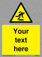 WV5262: Custom Trip Hazard Sign