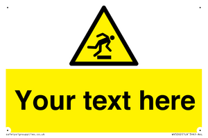 WV5262: Custom Trip Hazard Sign