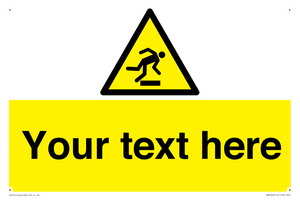 WV5262: Custom Trip Hazard Sign