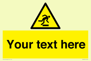 WV5262: Custom Trip Hazard Sign