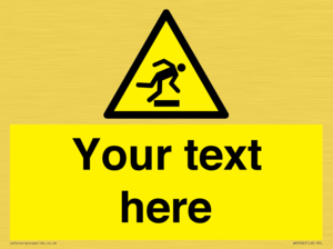 WV5262: Custom Trip Hazard Sign