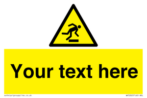 WV5262: Custom Trip Hazard Sign