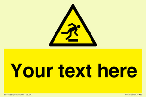 WV5262: Custom Trip Hazard Sign