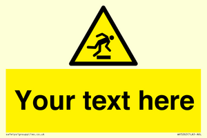WV5262: Custom Trip Hazard Sign