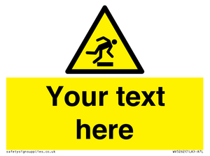 WV5262: Custom Trip Hazard Sign