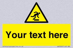 WV5262: Custom Trip Hazard Sign