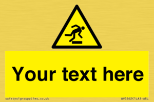 WV5262: Custom Trip Hazard Sign