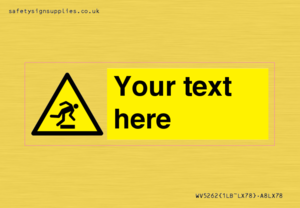 WV5262: Custom Trip Hazard Sign