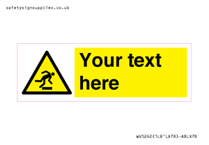 WV5262: Custom Trip Hazard Sign