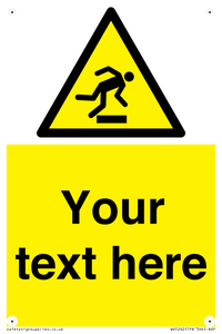 WV5262: Custom Trip Hazard Sign